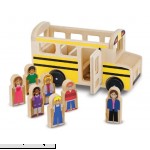 Melissa & Doug School Bus Wooden Play Set With 7 Play Figures Standard B00K1XF7OA
